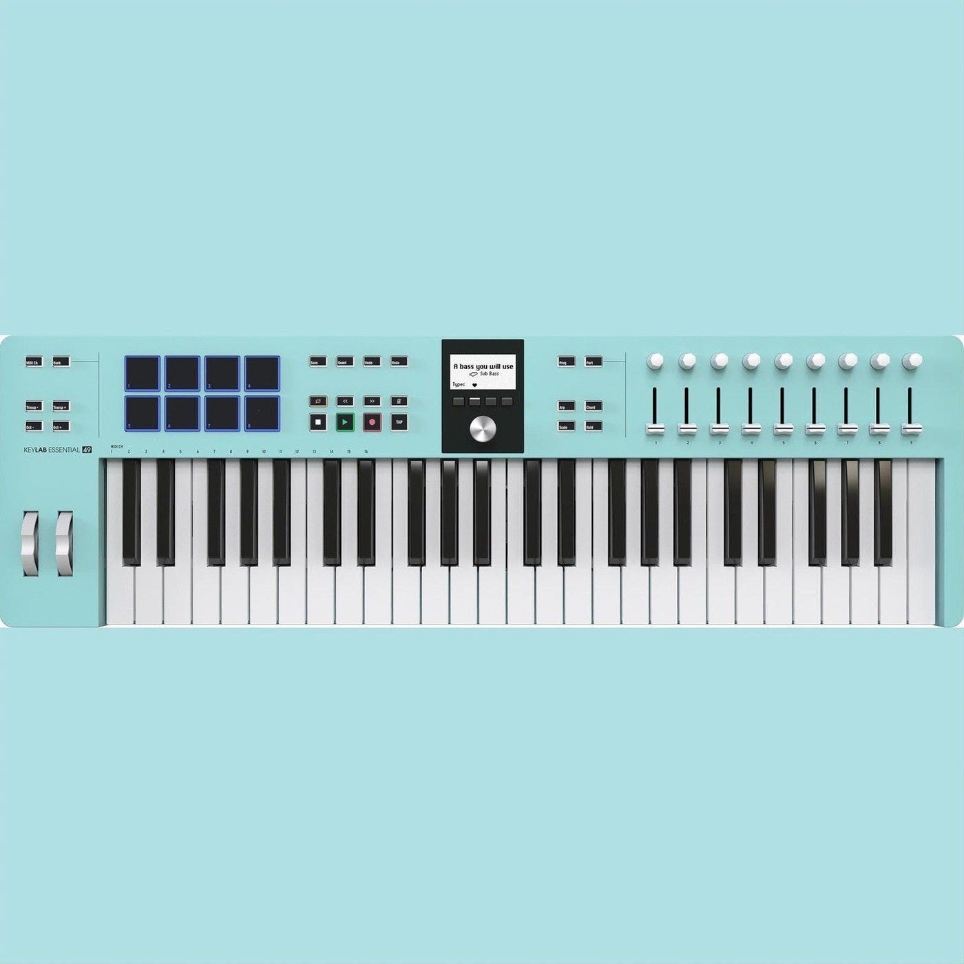 Arturia KeyLab Essential 61 MK3 MIDI Keyboard Controller – Limited Edition Aquamarine 1