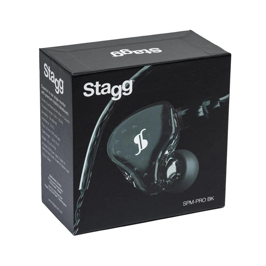Stagg SPM-PRO Superior In-Ear Stage Monitors, Black 2