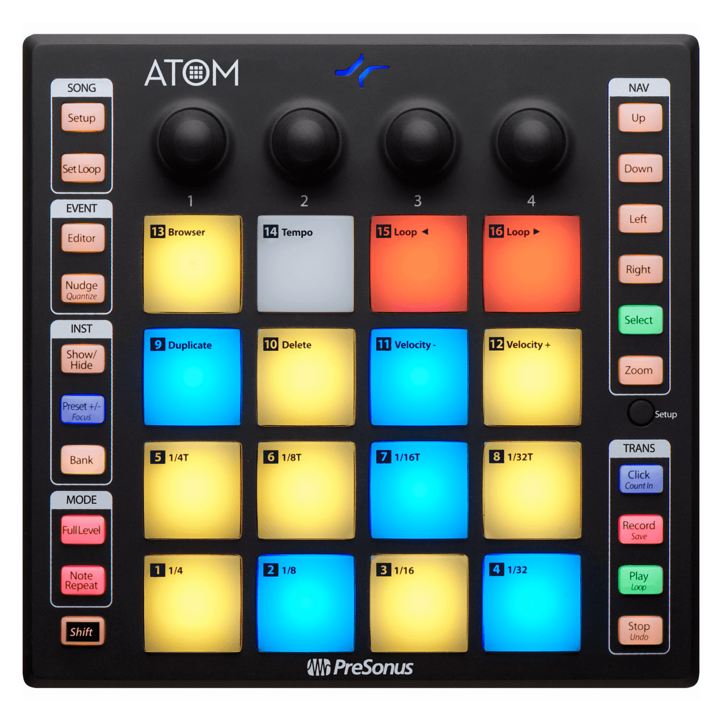 PreSonus Atom - 16-Pad Production and Performance Controller 1