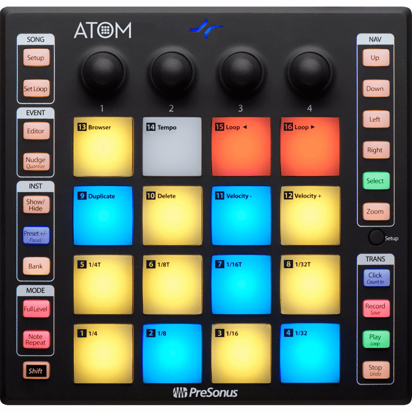 PreSonus Atom - 16-Pad Production and Performance Controller 1