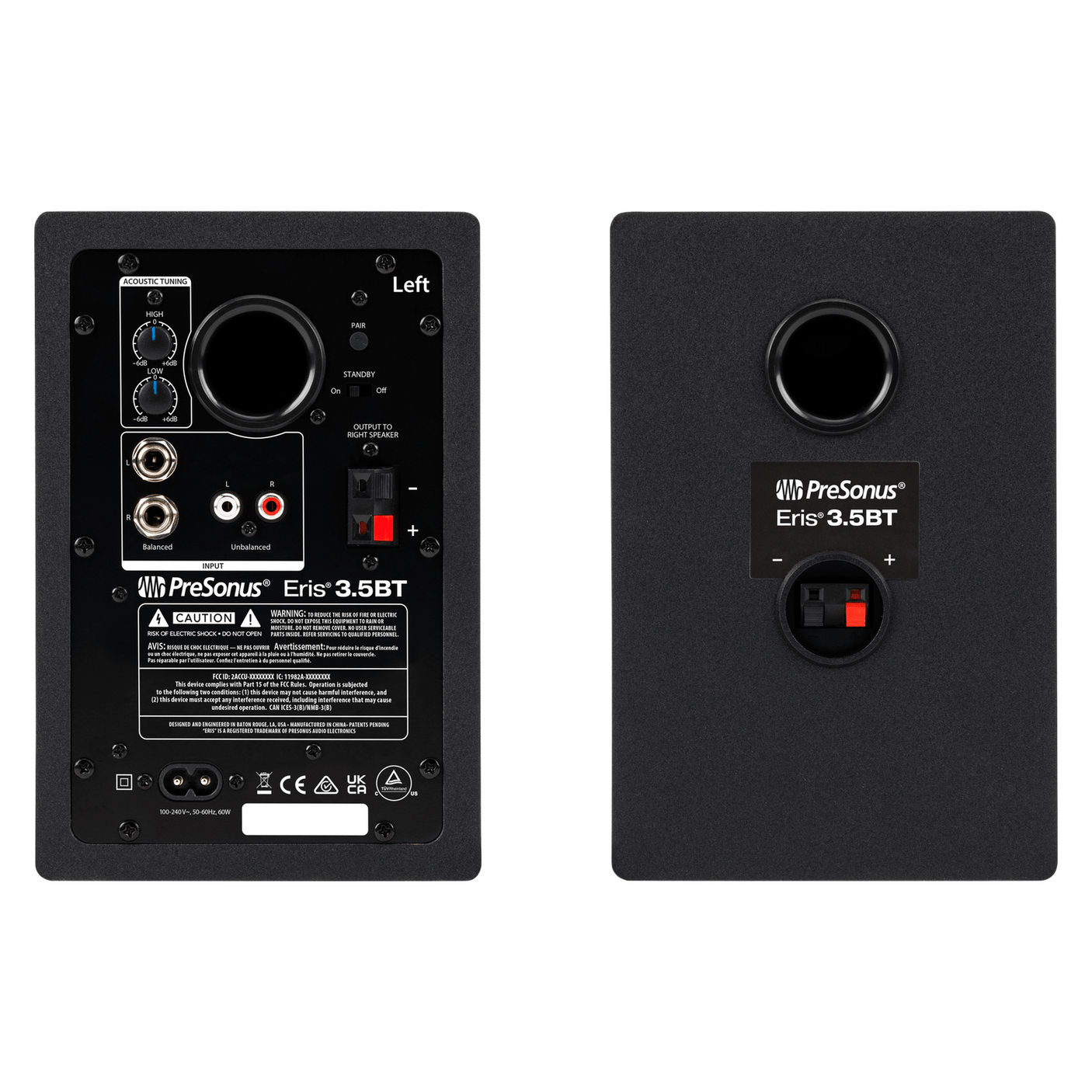 PreSonus Eris 3.5BT 2nd Gen Bluetooth Studio Monitor Speakers Pair 7