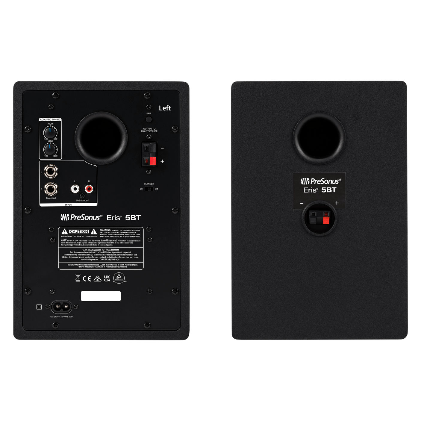 PreSonus Eris 5BT 2nd Gen Bluetooth Studio Monitor Speakers Pair 7