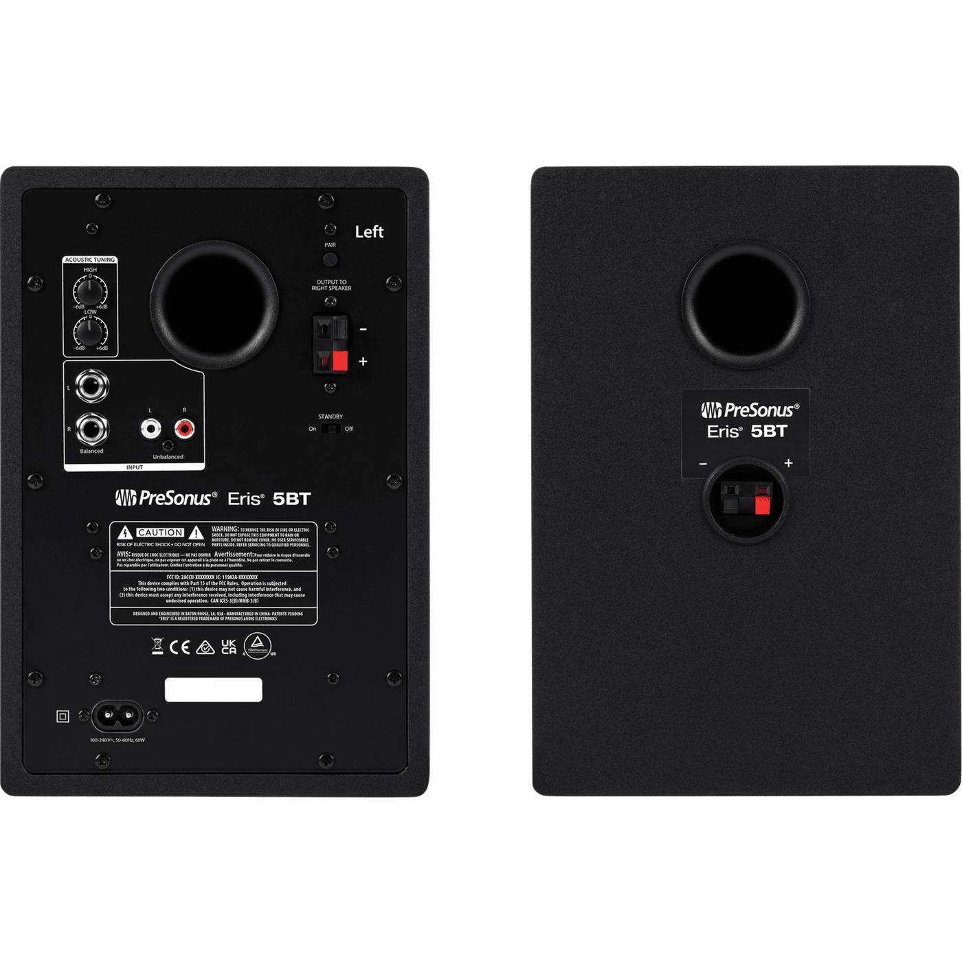 PreSonus Eris 5BT 2nd Gen Bluetooth Studio Monitor Speakers Pair 7