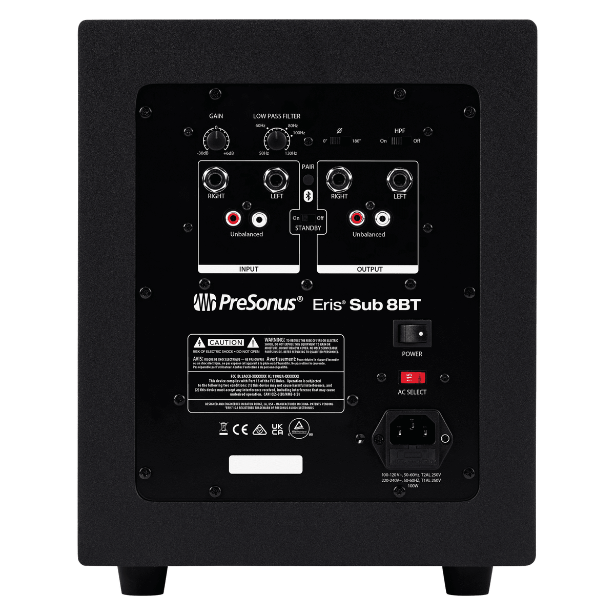PreSonus Eris Sub 8BT Bluetooth Studio Subwoofer 2