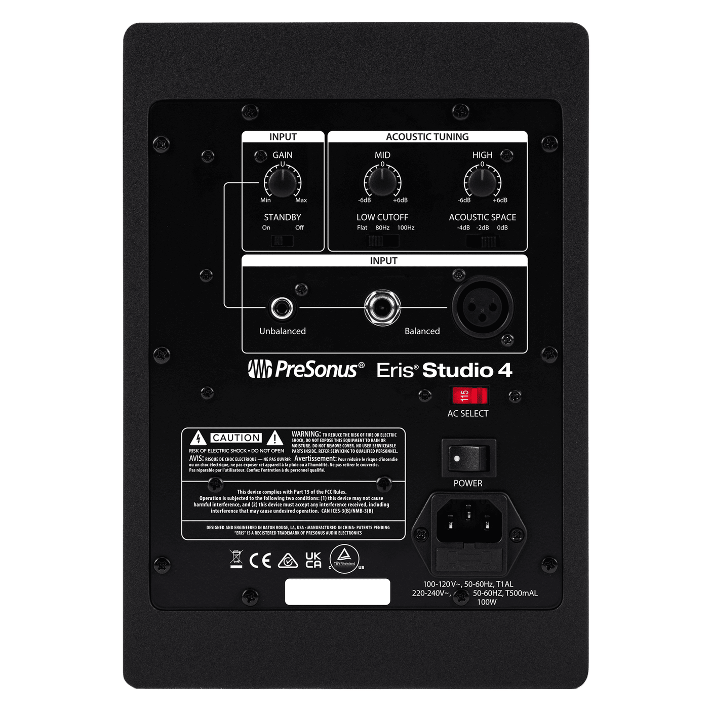 PreSonus Eris Studio 4 Monitor Speaker Single 4
