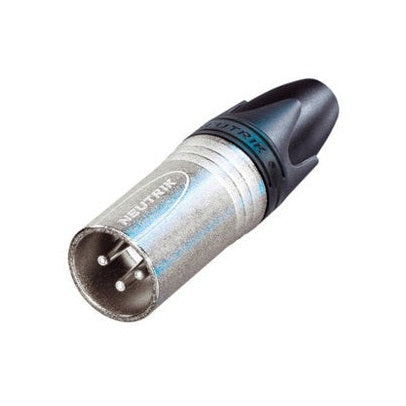 Neutrik NC3MXX 3-Pin XLR Male Cable Connector – Nickel 1