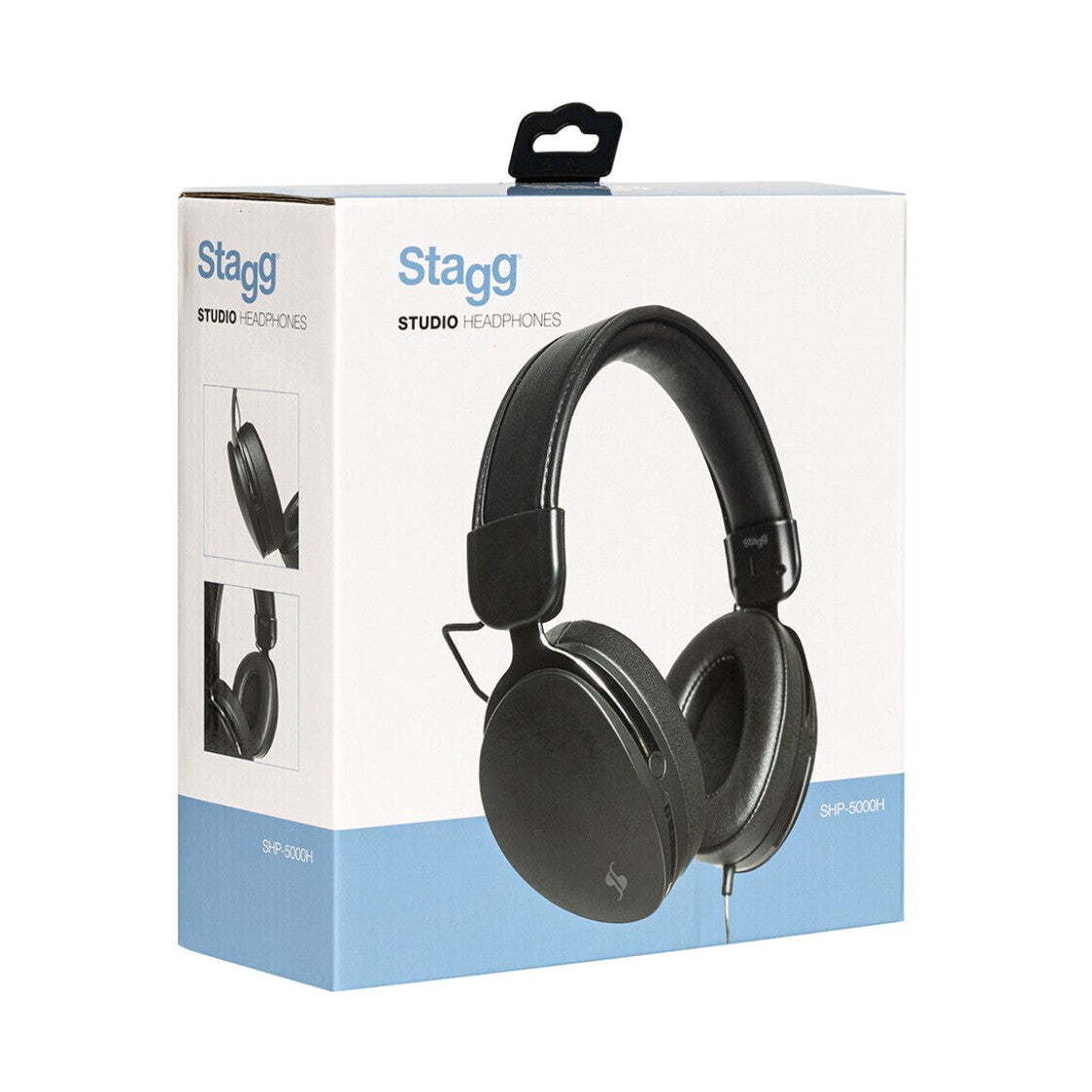 Stagg SHP-5000H Closed-Back Foldable DJ / Studio Headphones 3m Cable 2