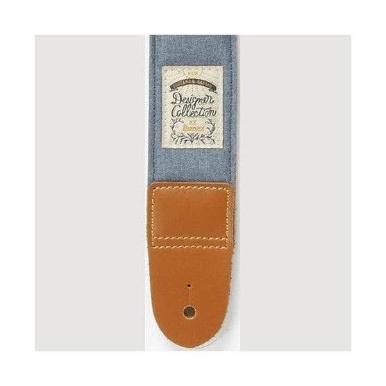 Ibanez DCS50D-LBL Designer Collection Guitar Strap - Light Blue 3