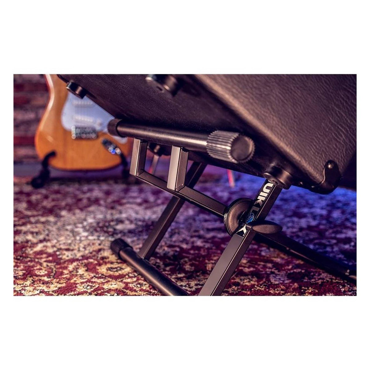 Quiklok BS317 Double-Braced Amp & Monitor Stand With Tilt Adjustment 6