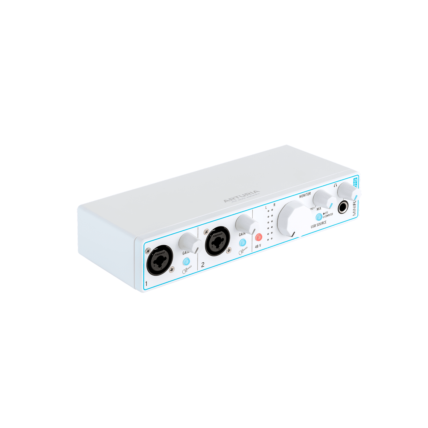 Arturia MiniFuse 2 OTG - Dual USB 2-in / 2-out Audio Interface White 2