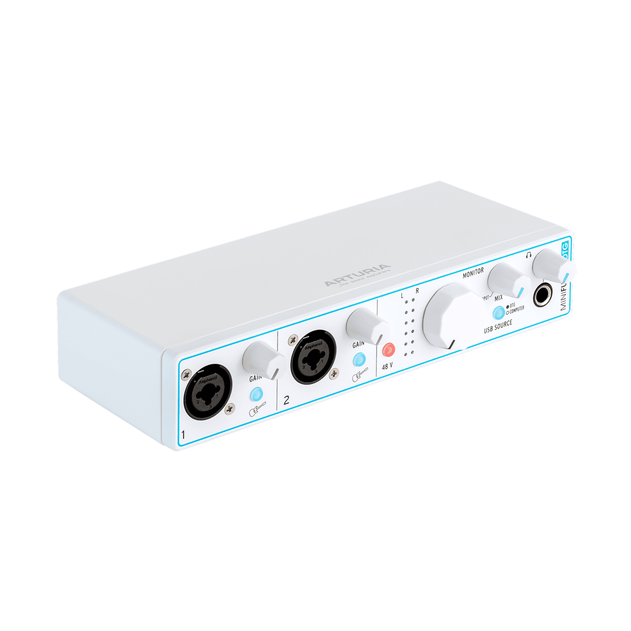 Arturia MiniFuse 2 OTG - Dual USB 2-in / 2-out Audio Interface White 2