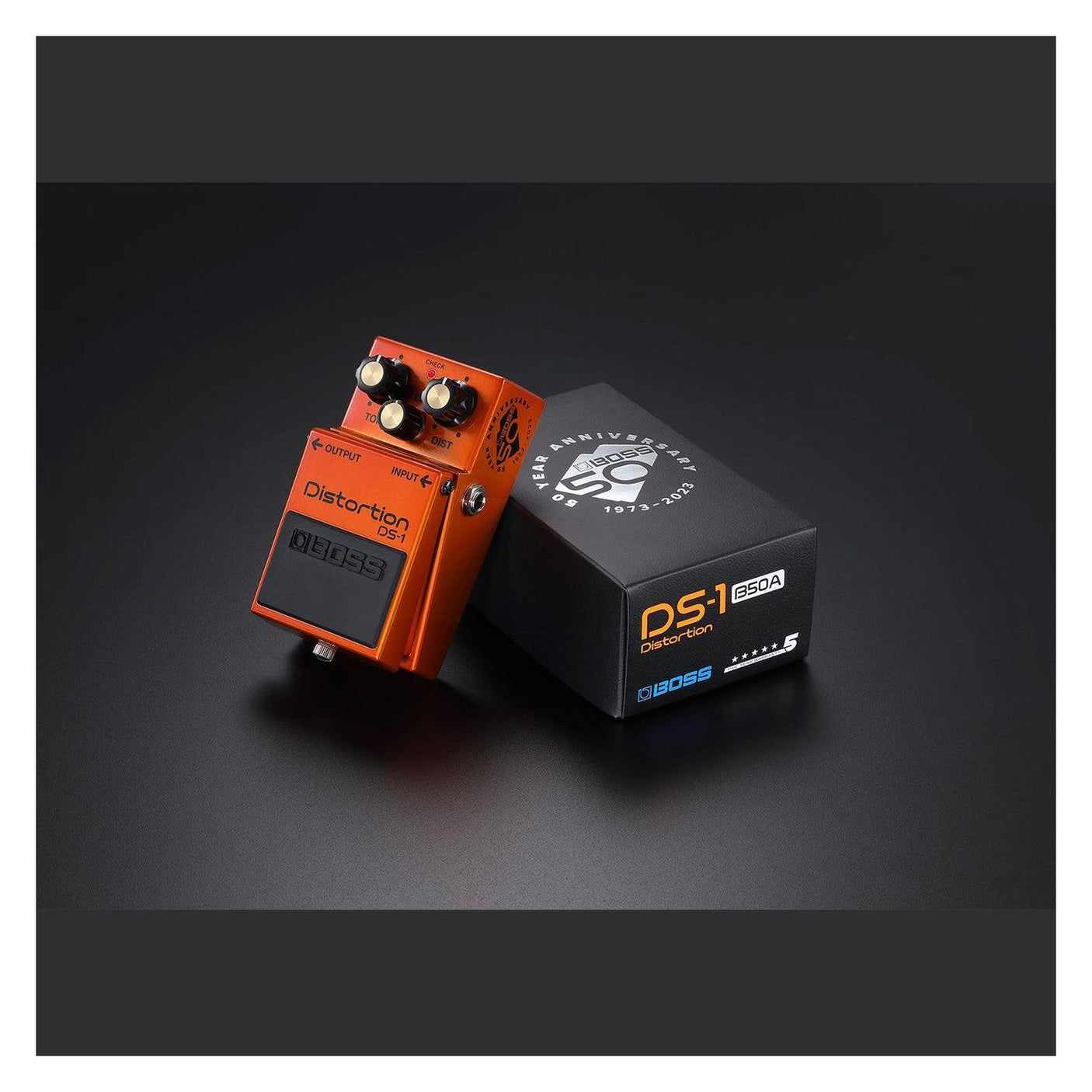 BOSS DS-1 B50A Distortion Guitar Pedal 50th Anniversary Limited Edition Model 1