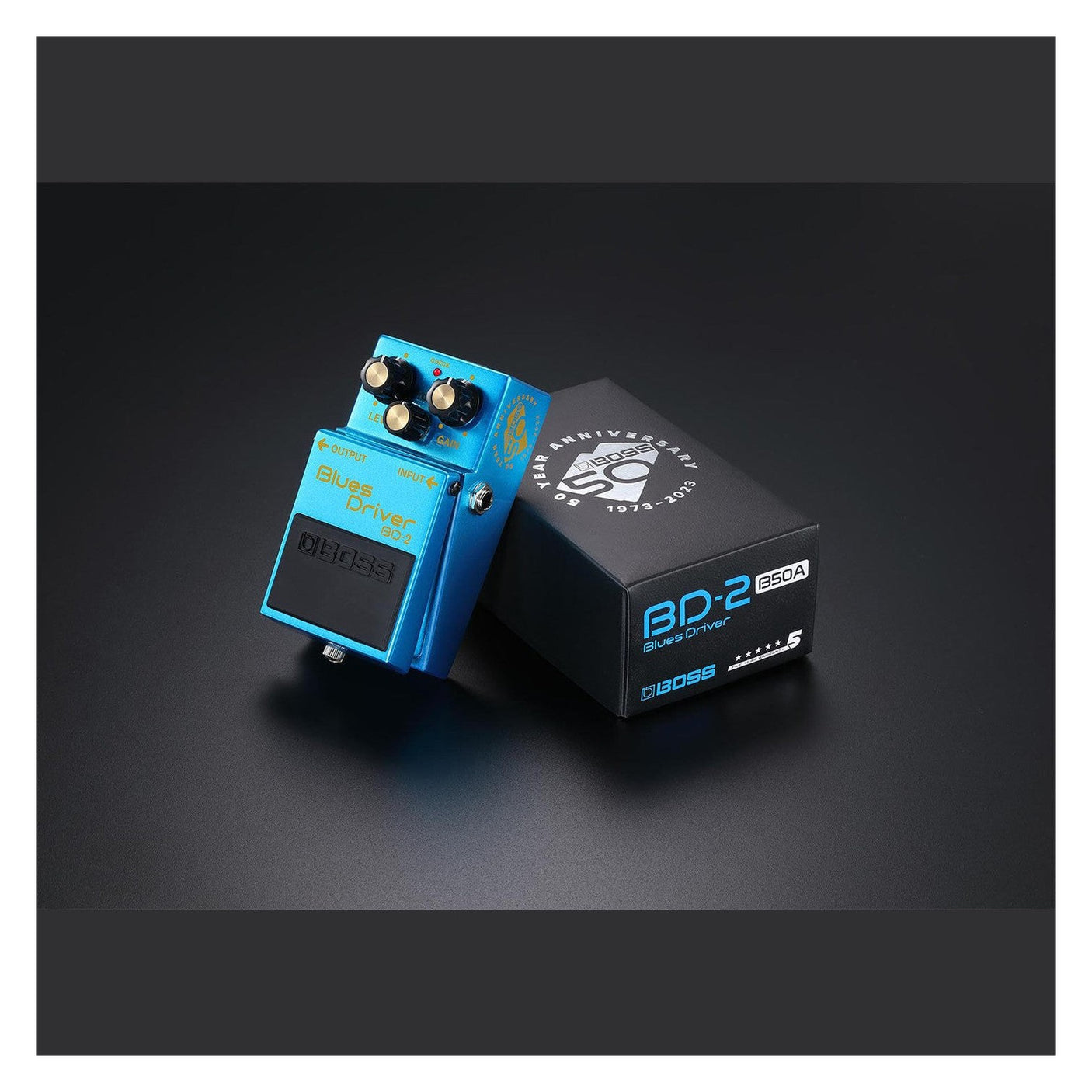 BOSS BD-2 B50A Blues Driver Overdrive Guitar Pedal 50th Anniversary Limited Edition Model 1