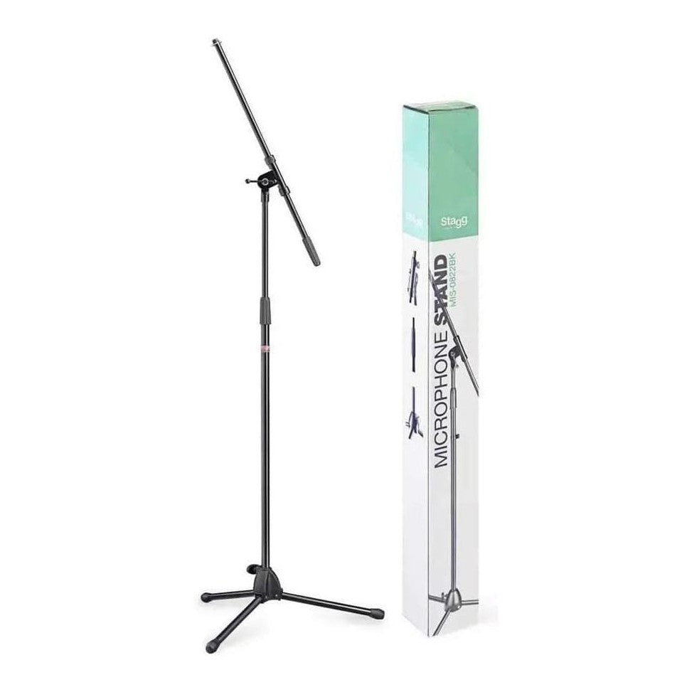 Stagg MIS-0822BK Microphone Boom Stand with Folding Legs 2