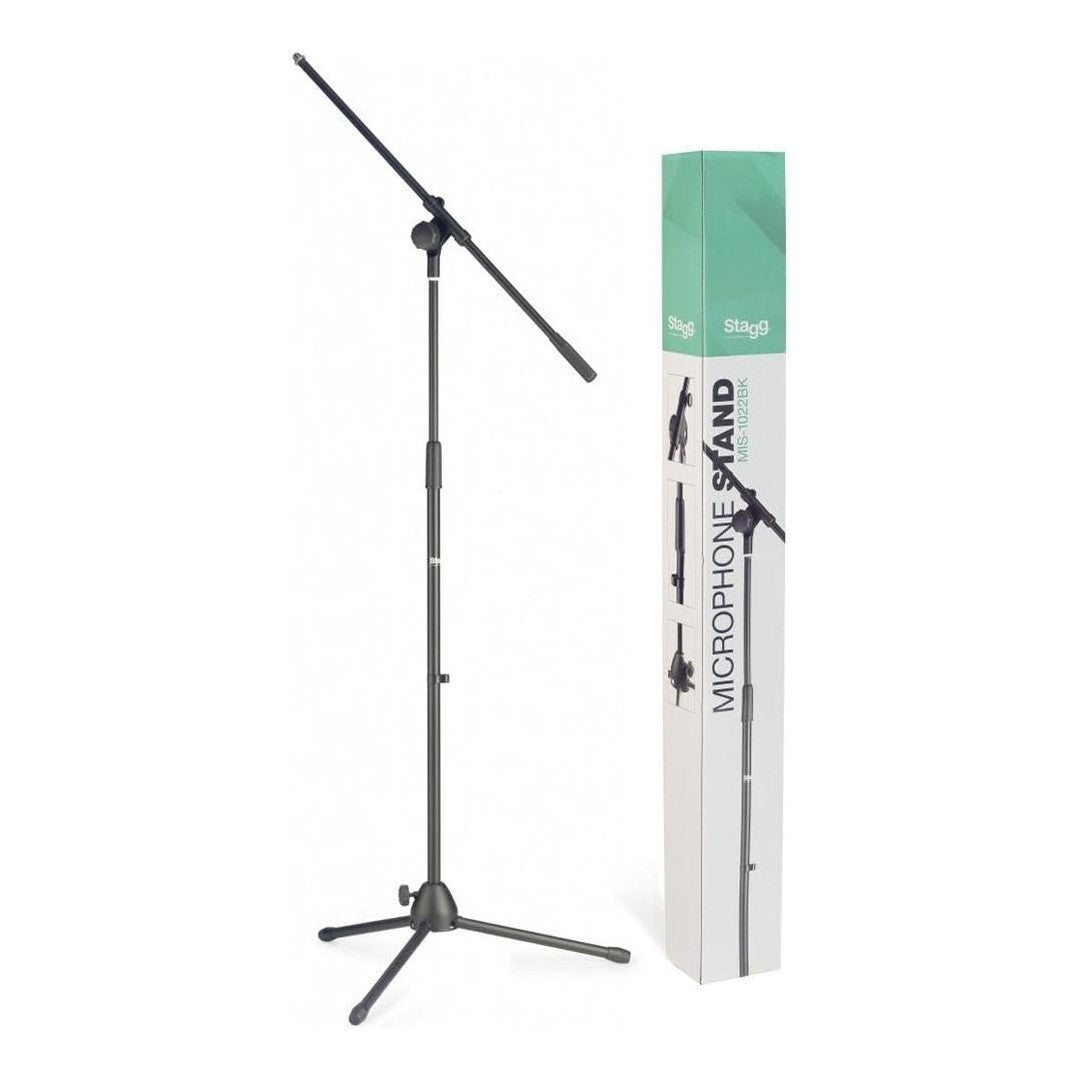 Stagg MIS-1022BK Microphone Boom Stand with Folding Legs 5
