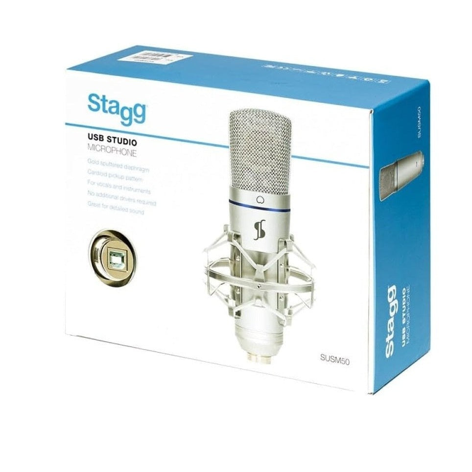 Stagg SUSM50 Large-Diaphragm USB Condenser Microphone 5