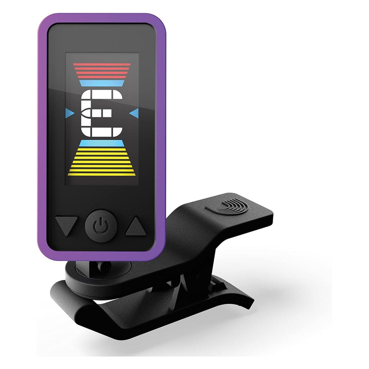 D'Addario Eclipse Headstock Tuner – Compact Clip-On Chromatic Instrument Tuner Purple 1