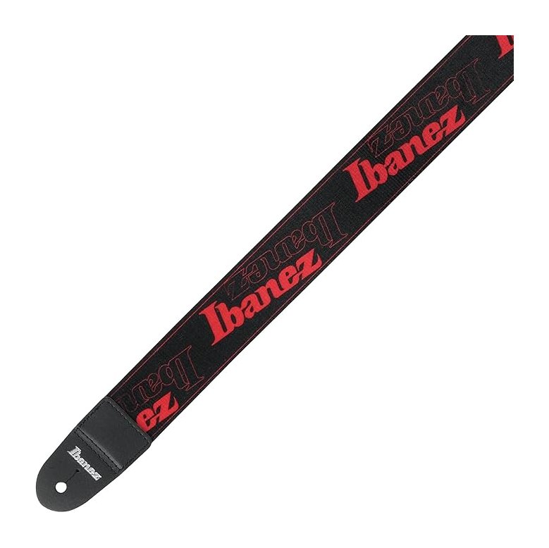 Ibanez GSD50 Logo Adjustable Guitar Strap - Red 2