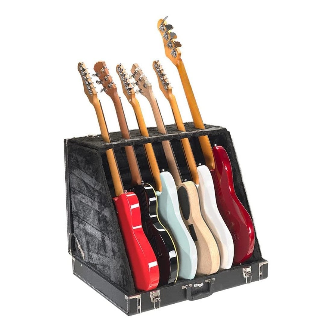 Stagg GDC-6 Universal Guitar Stand Case - Holds Up To 6 Guitars 1