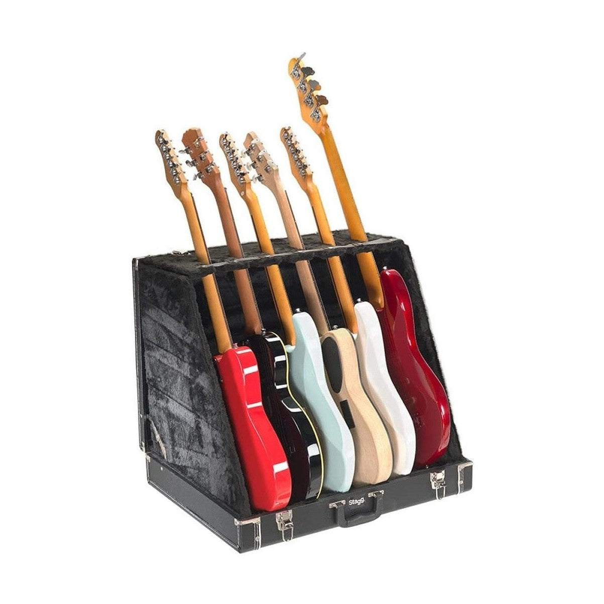 Stagg GDC-6 Universal Guitar Stand Case - Holds Up To 6 Guitars 1