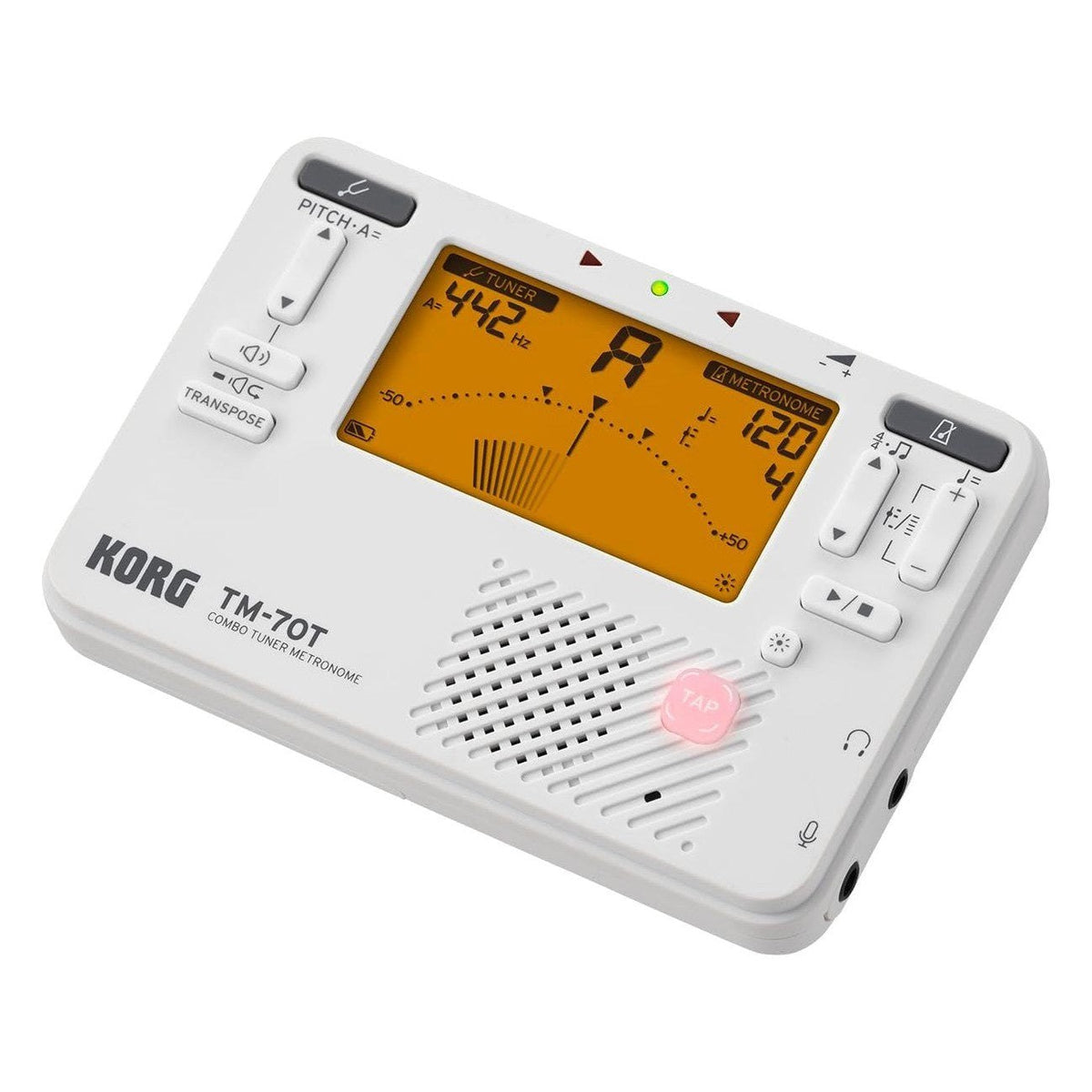 Korg TM-70T Combo Tuner Metronome - White 2