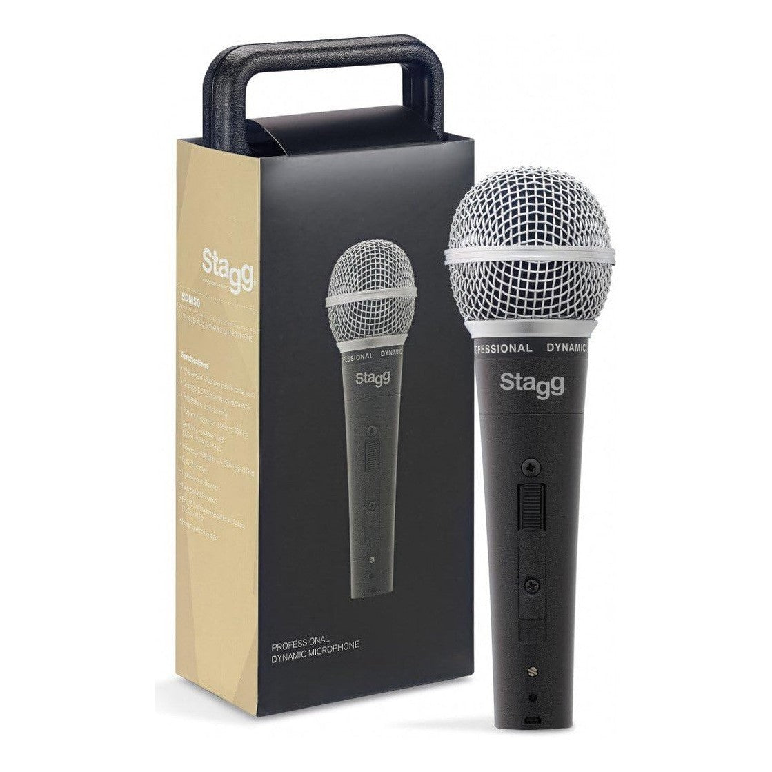 Stagg SDM50 - Professional Cardioid Dynamic Microphone 1