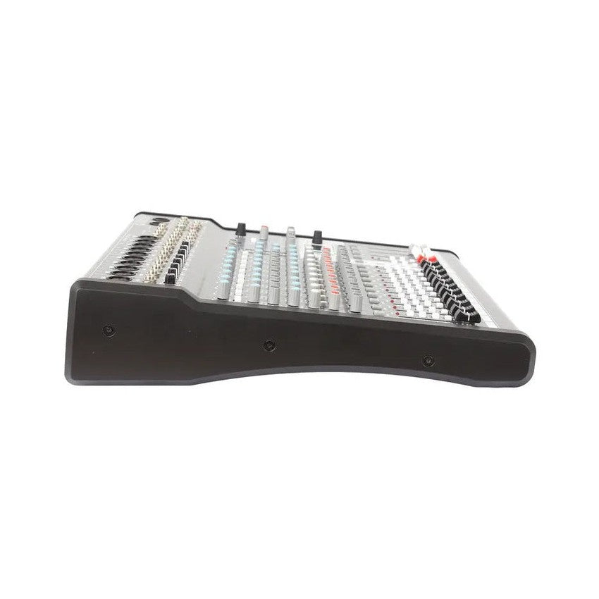 Q-Audio Q-MIX 12FX 12-Channel Mixer With 24 Digital Effects, USB Interface, Bluetooth And AUX Send — Mains-Powered 2
