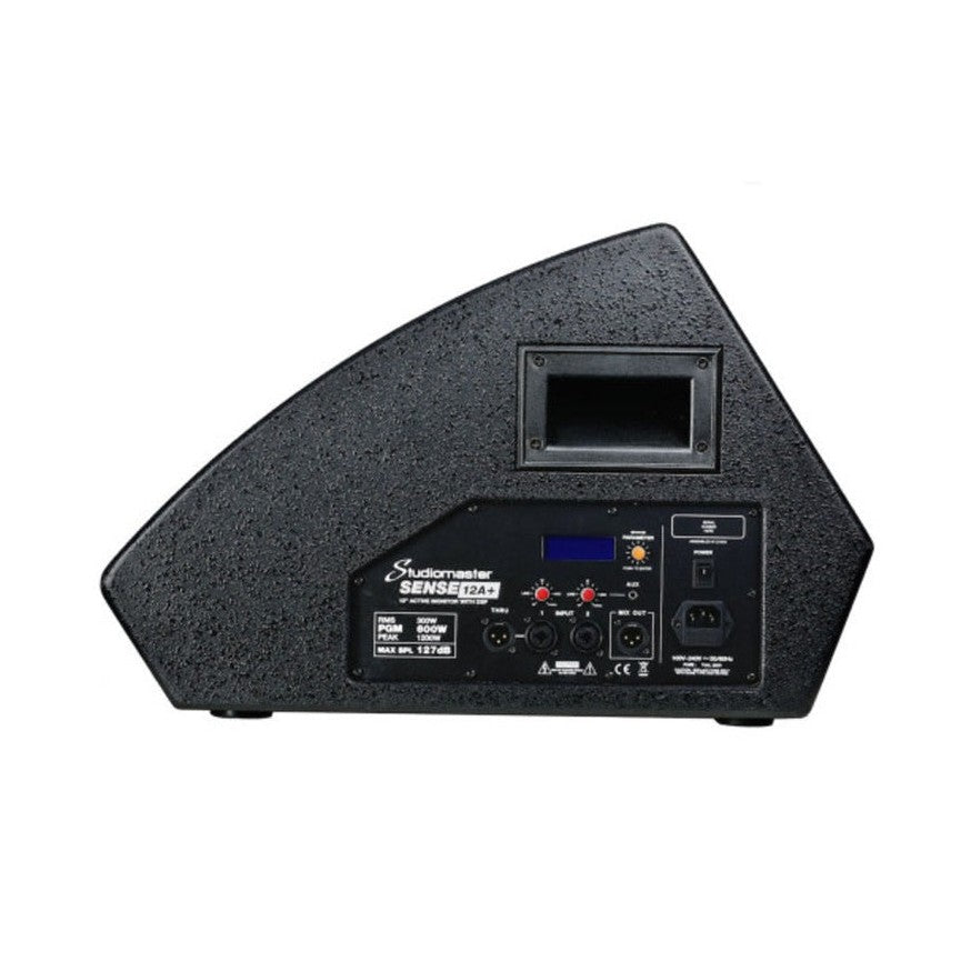 Studiomaster Sense 12A+ 12" Active Wedge Monitor Speaker - Painted Wood 3