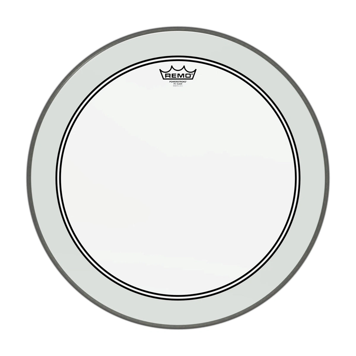 Remo 22" Powerstroke P3 Clear Bass Drum Head – P3-1322-C2