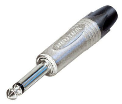 Neutrik NP2X Mono 6.35mm 1/4" Jack Plug – Nickel 1