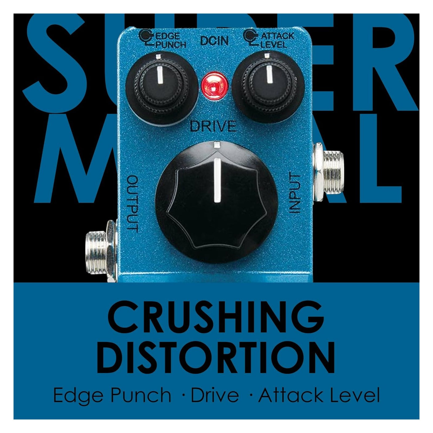 Ibanez SMMINI Super Metal Mini – Compact High-Gain Distortion Pedal 3