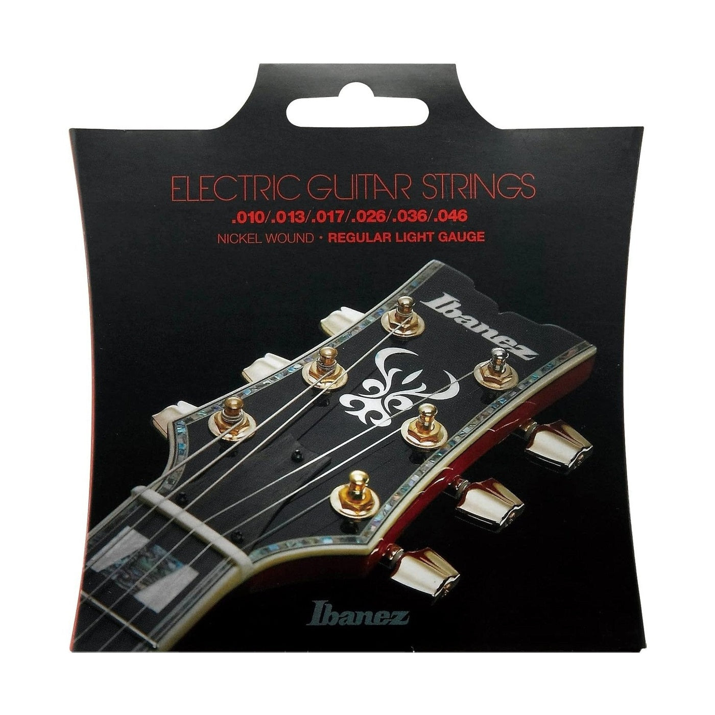 Ibanez IEGS61 Electric Guitar Strings Regular Light Gauge, Silver 1