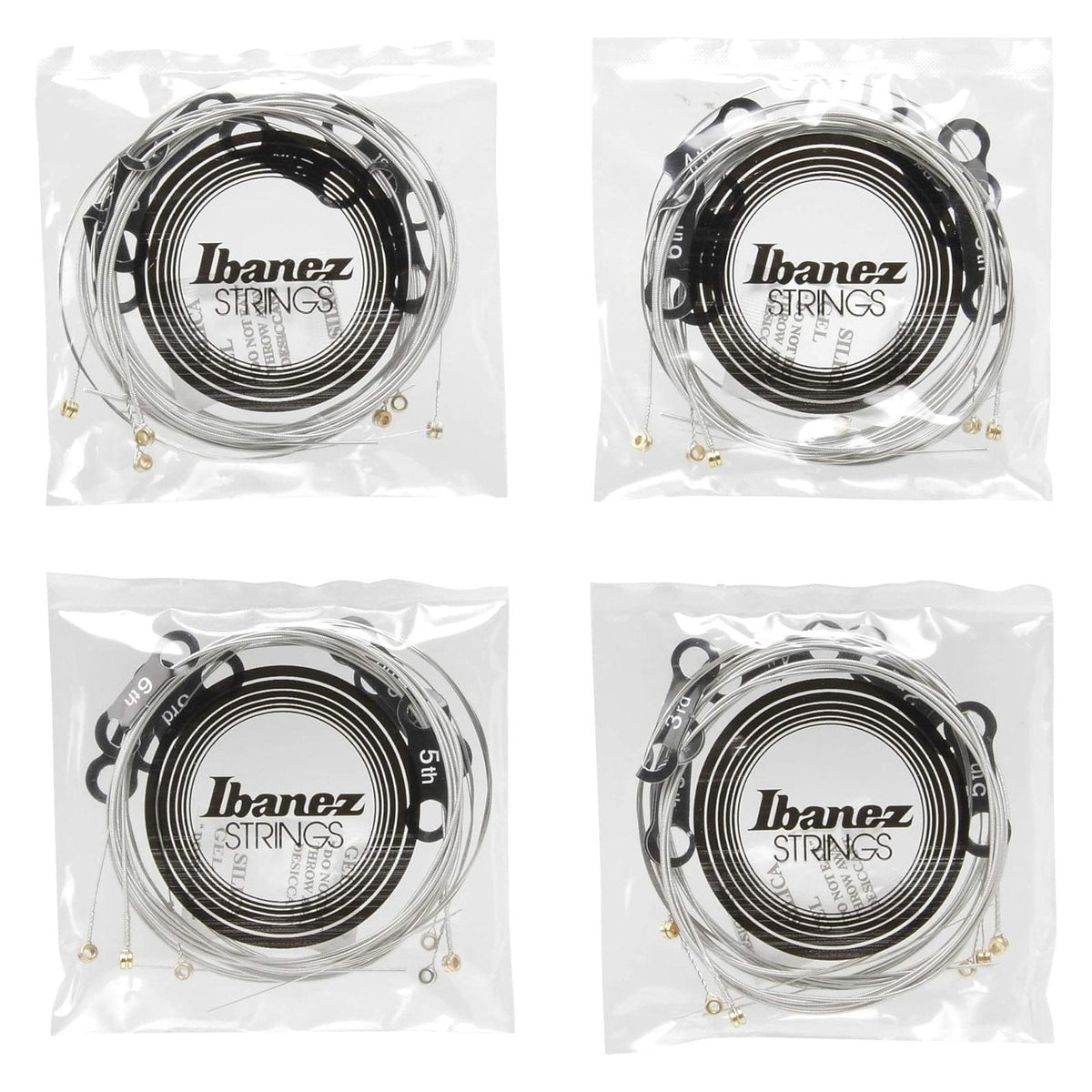 Ibanez PIEGS61 Nickel Wound Electric Guitar Strings — Light, 6-String, .010-.046 4-Pack 3