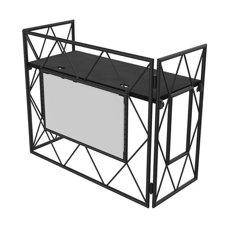Ultimax Truss Booth Black - DJ Booth System with VESA TV Mount 2