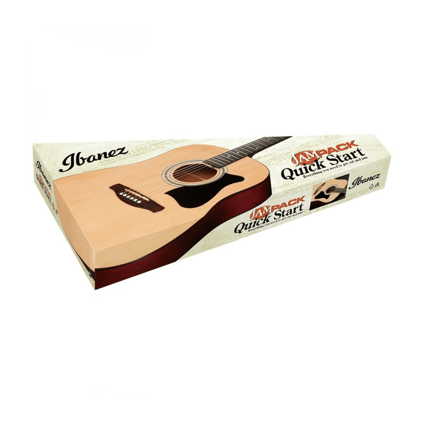 Ibanez V50LNJP Jam Pack, Left Handed, Open Pore Natural 11