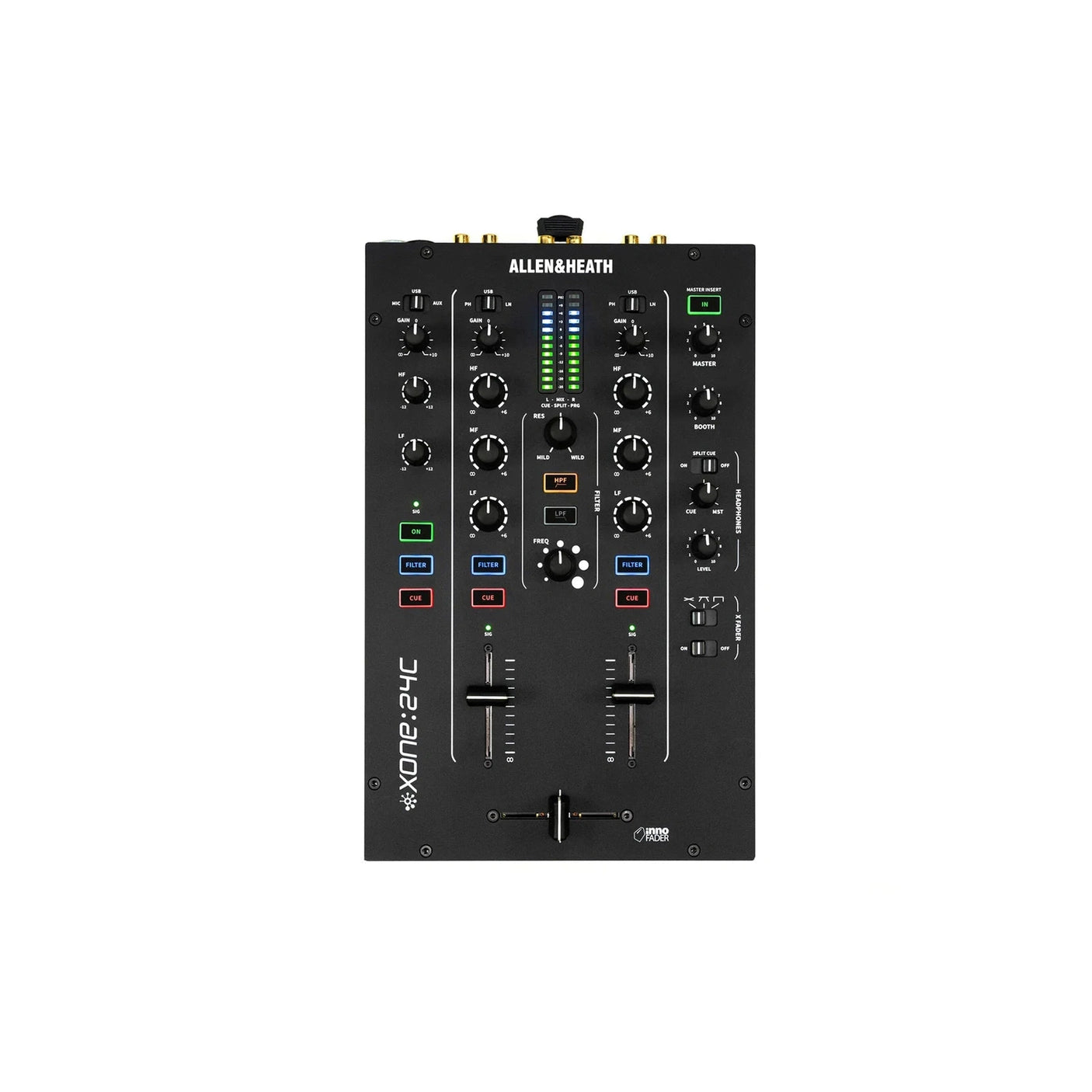 Allen & Heath Xone:24C - Analogue 2+1 Channel DJ Mixer With USB-C Interface 1
