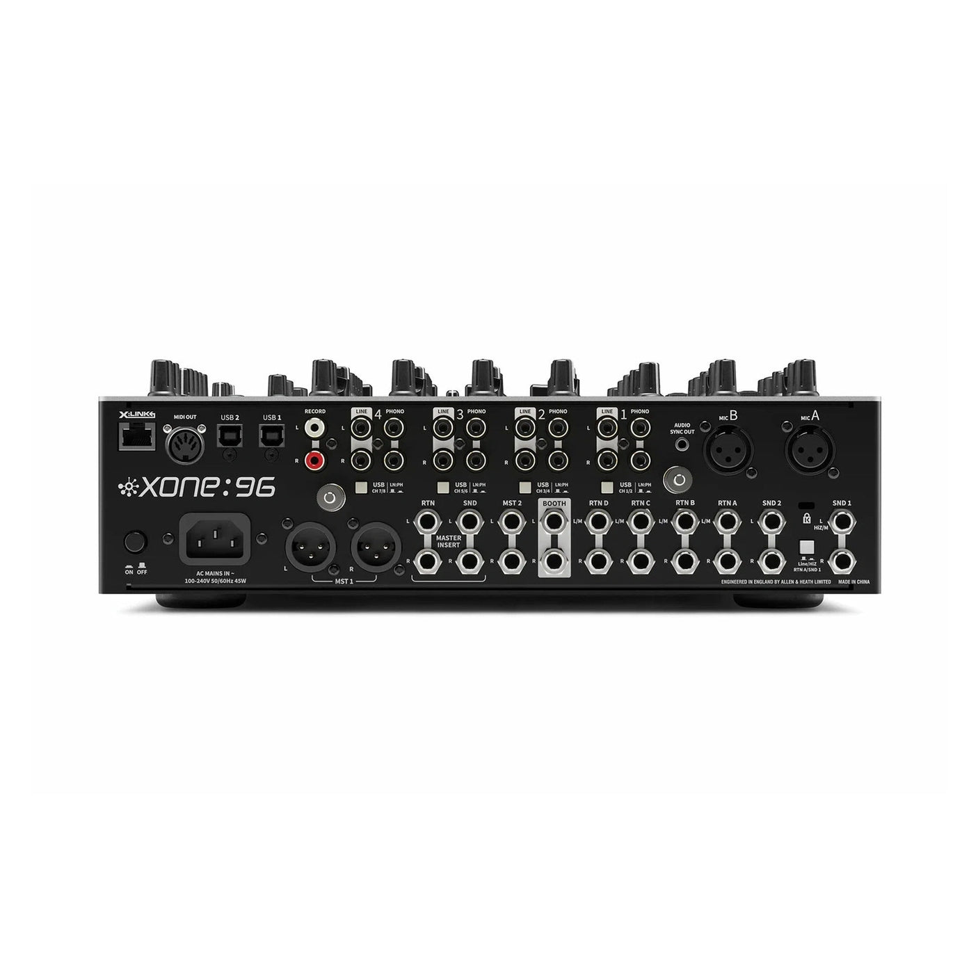 Allen & Heath Xone:96 - Analogue 6+2 Channel Club DJ Mixer With Dual USB Soundcard 6