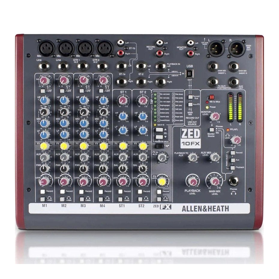 Allen & Heath ZED-10FX: Compact 4:2:2 Mixer With USB & Onboard Effects 2