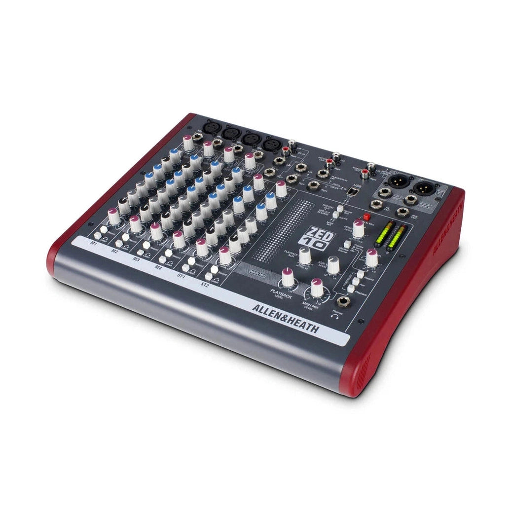Allen & Heath ZED-10: Compact 4:2:2 Mixer With USB & AmpliTube X-Gear 1