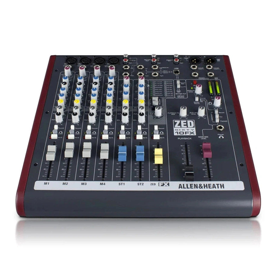 Allen & Heath ZED-60-10FX: 4:2:2 Mixer With 60mm Faders & Effects 4