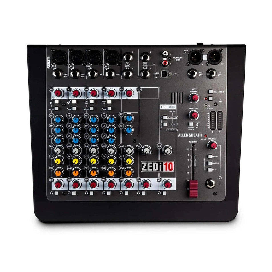 Allen & Heath ZEDi-10 - 4-Mic/Line 2-Stereo Hybrid Mixer & USB Console 2