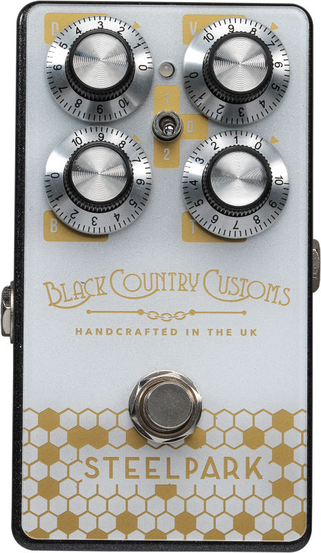 Black Country Customs by Laney - Steelpark Boutique Boost / Overdrive Pedal 1