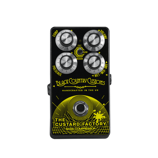 Black Country Customs by Laney - The Custard Factory Bass Compressor Pedal 1