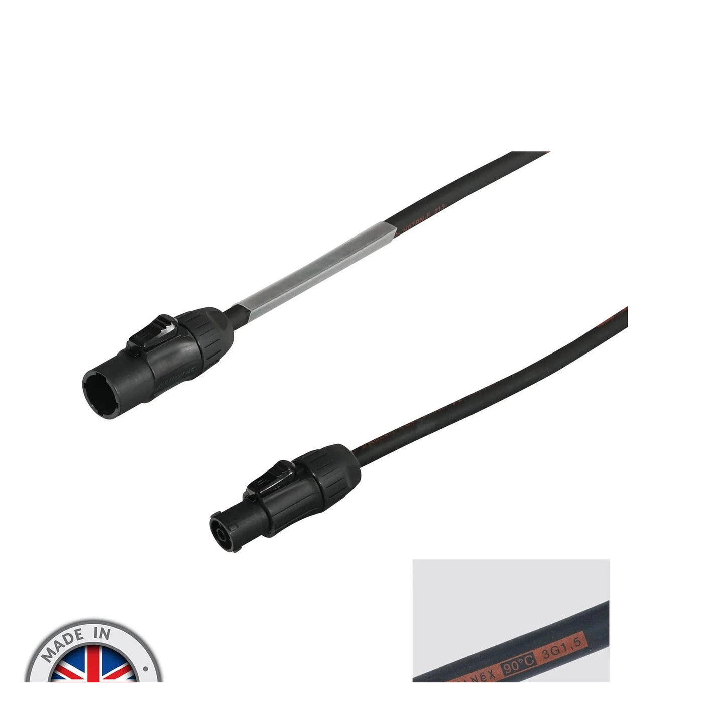 Elumen8 PowerTwist TR1 IP65 Power Cable 1.5m, 1.5mm² 2