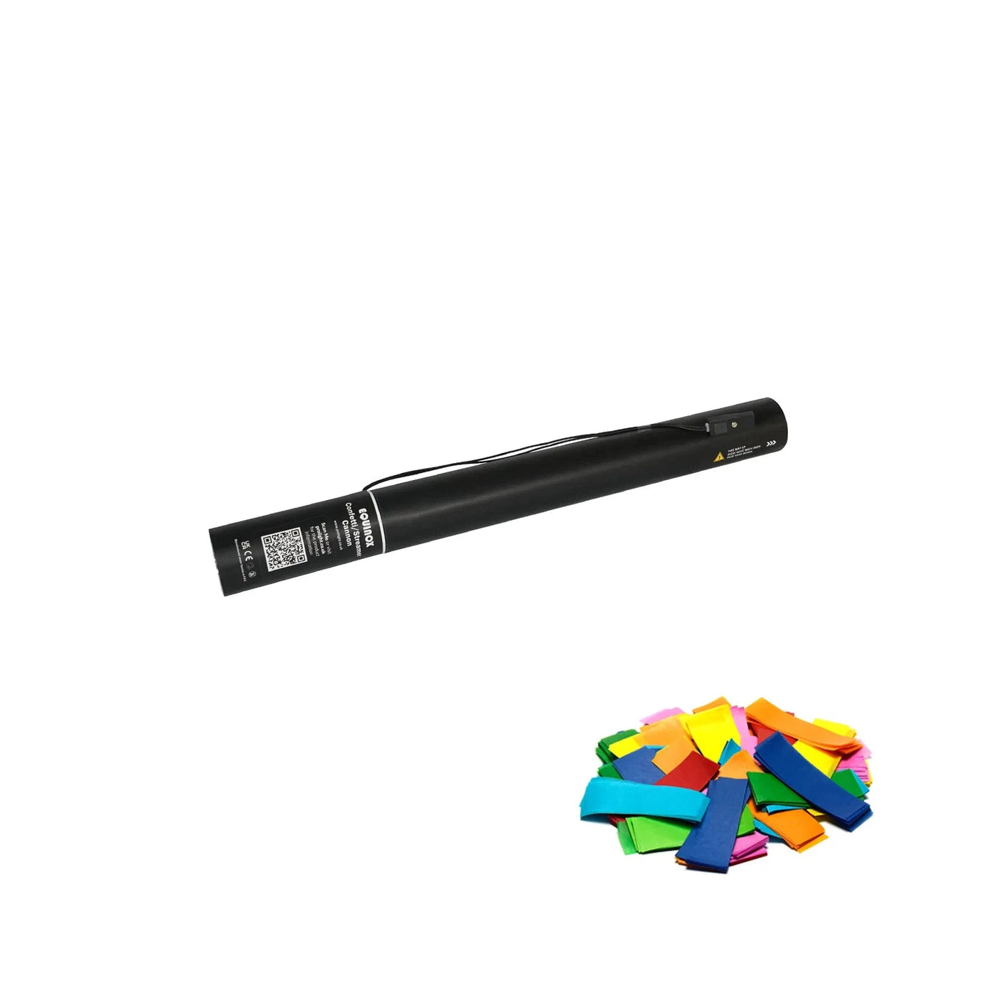 Equinox 50cm Electric Confetti Cannon – Multicoloured Confetti 1