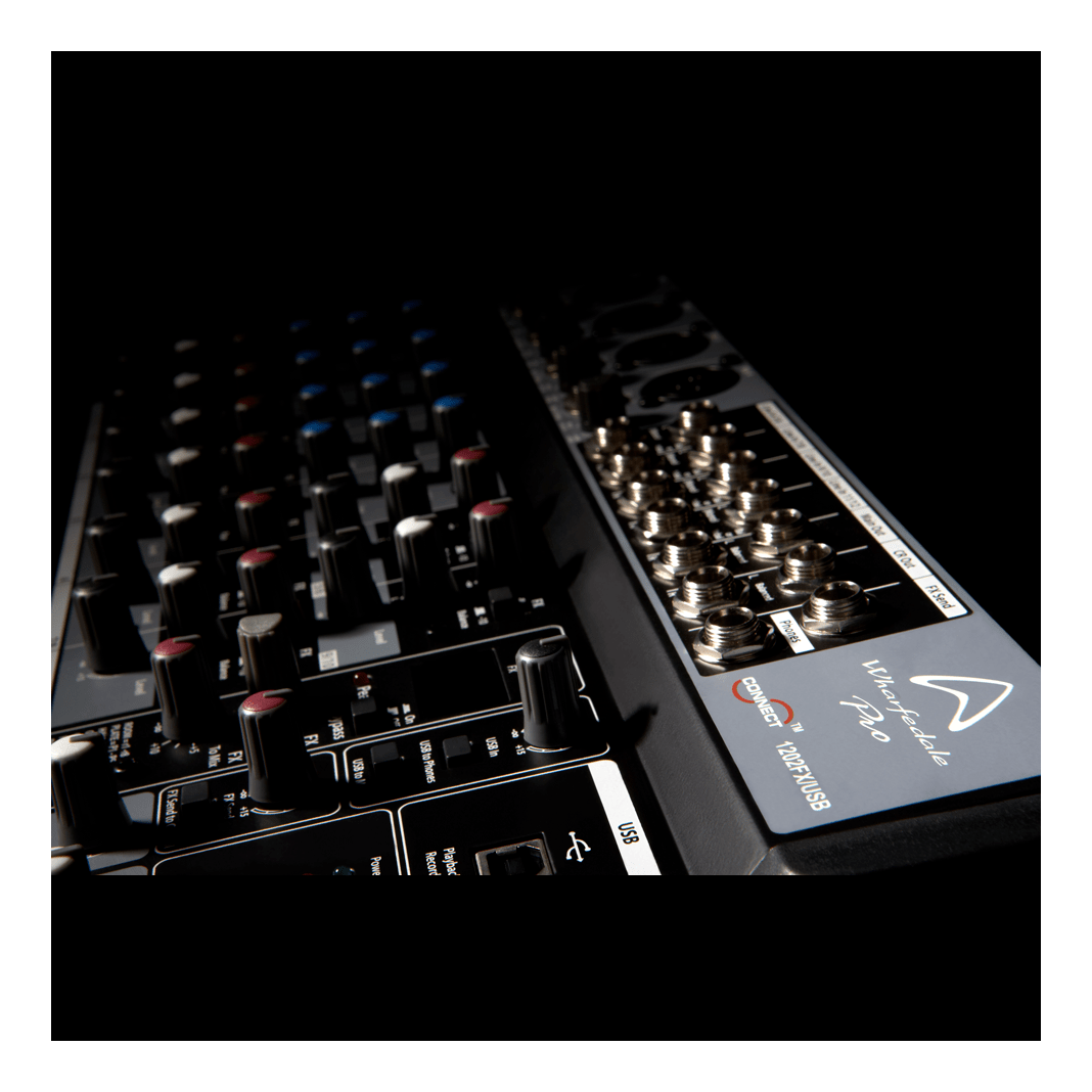 Wharfedale Pro Connect 1202FX/USB Compact Mixing Desk 8