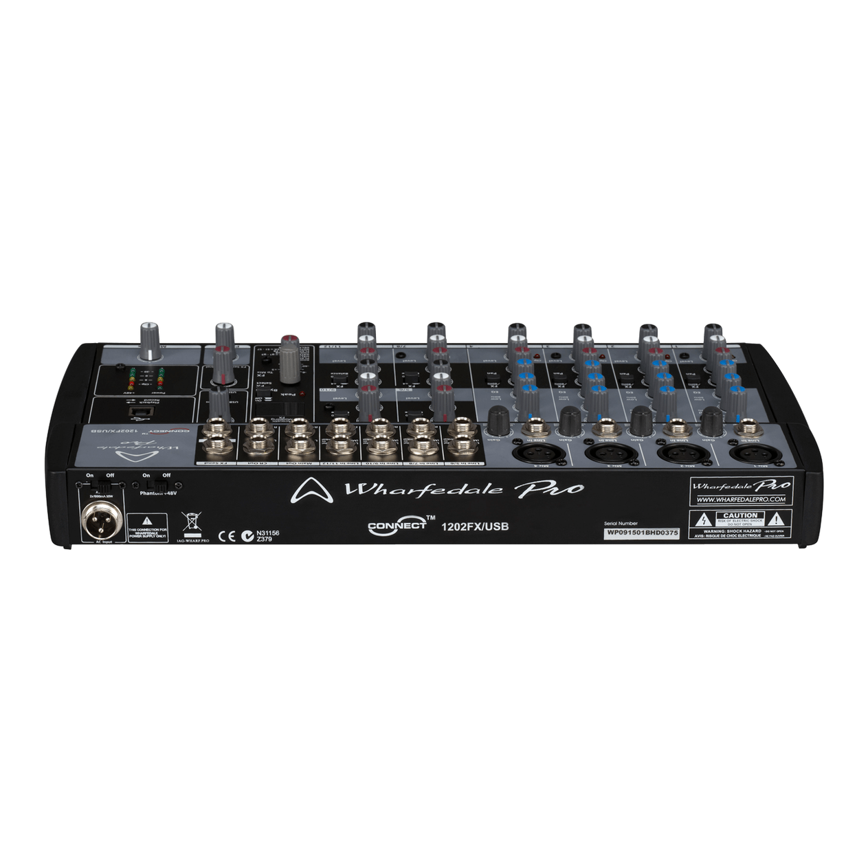 Wharfedale Pro Connect 1202FX/USB Compact Mixing Desk 4