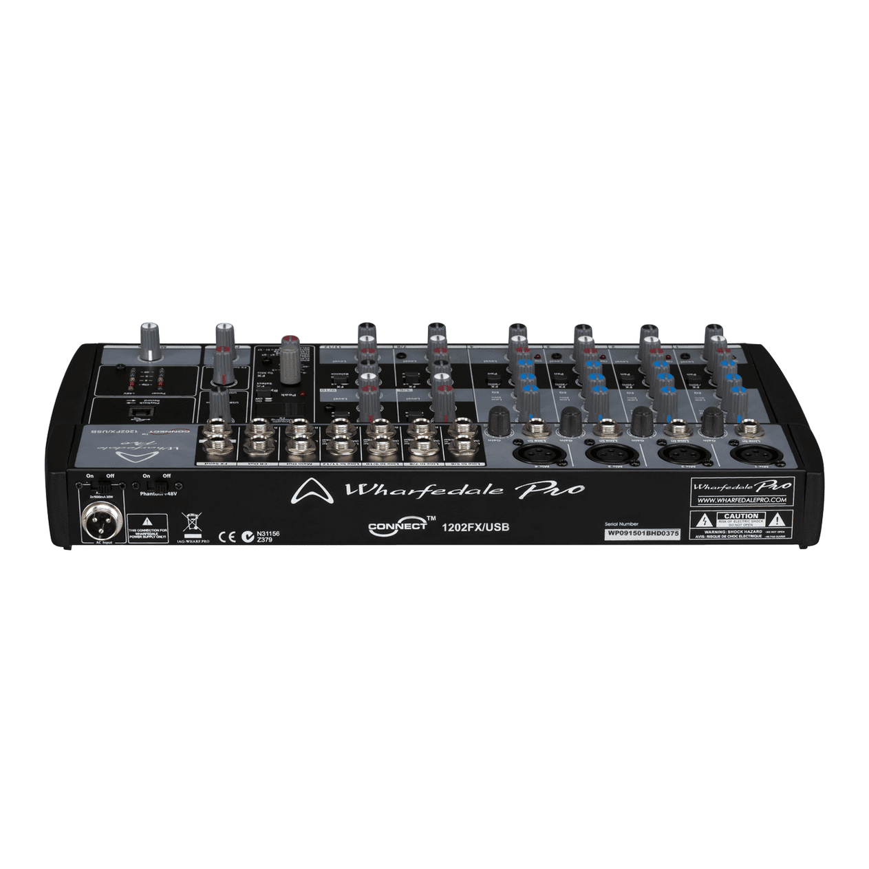 Wharfedale Pro Connect 1202FX/USB Compact Mixing Desk 4
