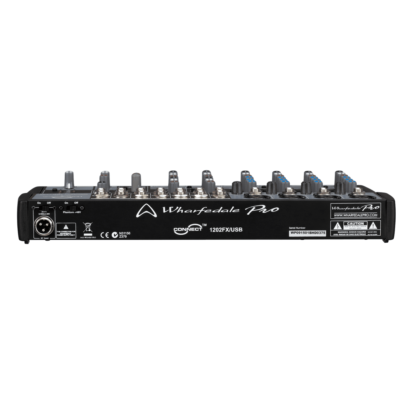 Wharfedale Pro Connect 1202FX/USB Compact Mixing Desk 6