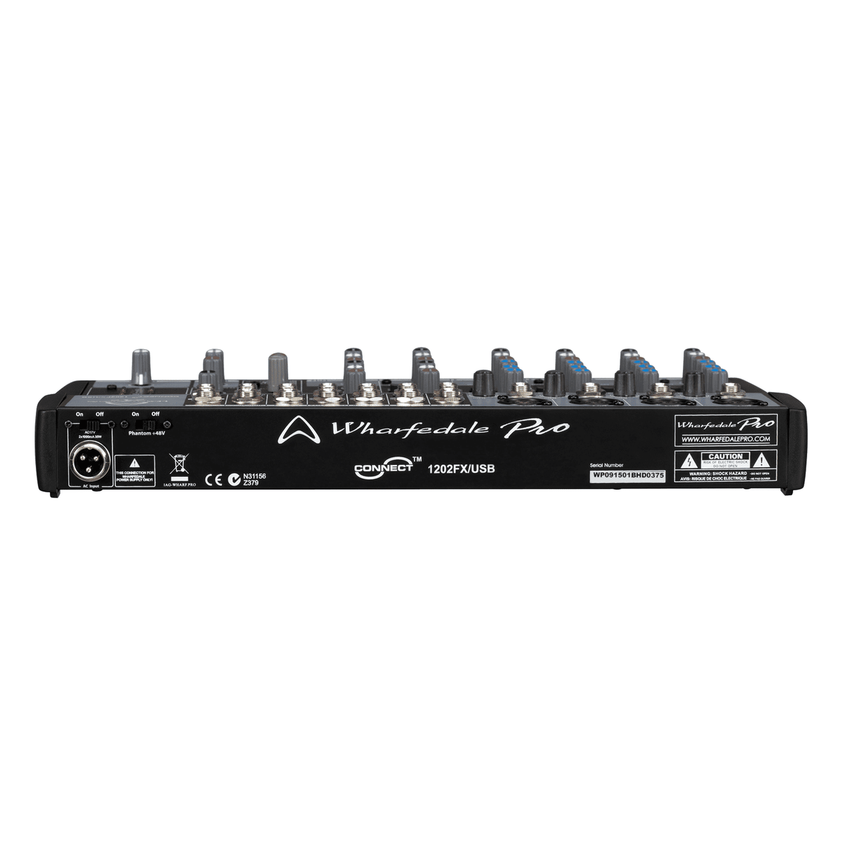 Wharfedale Pro Connect 1202FX/USB Compact Mixing Desk 6